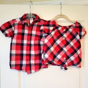 Matching boy/girl 2T shirts